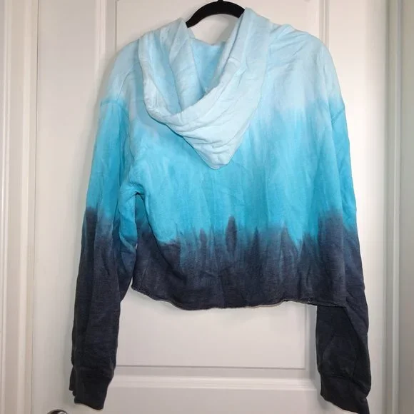 NWT Victoria's Secret PINK Tie Dye Cropped Hoodie - Picture 2 of 6